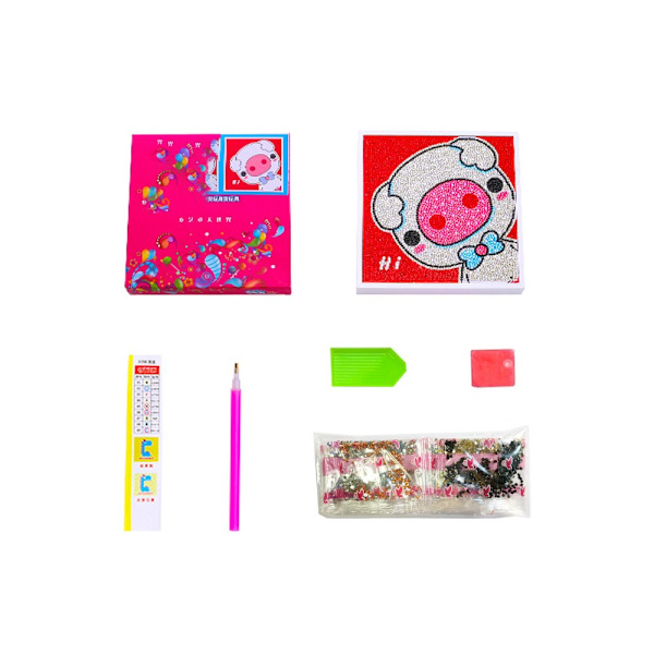 Et stykke rumskib Diamond Painting Full Kits,DIY 5D Round Diam