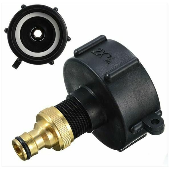 IBC-adapter med 3/4\" S60x6 IG-koppling för IBC-regnvattenfat