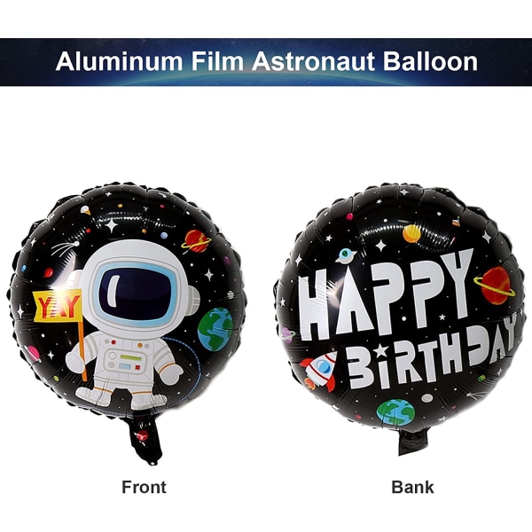 Space Fødselsdagsdekoration, Børnefødselsdagsdekoration, Astronaut R