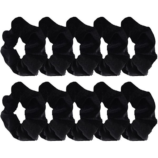 Hår Scrunchie Sammet Gummiband Hårband Rep Accesso