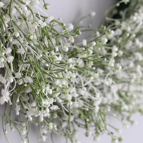 Hvid Gypsophila Krans, Kunstig Gypsophila Blomsterguirlande Sp