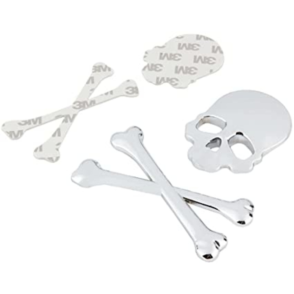 2-osainen hopeanvärinen, viileä persoonallisuus, 3D-metallikalloluuranko