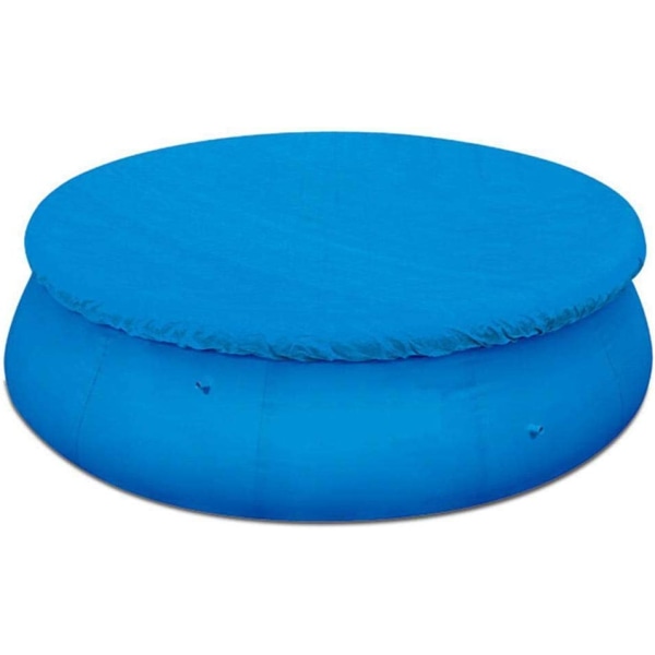 Dækdæksel til runde og rørformede pools, blå, diameter - 183 cm