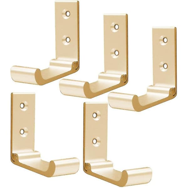 Fällbara krokar, väggmonterade tissuekrokar, 90 graders solida aluminiumkrokar