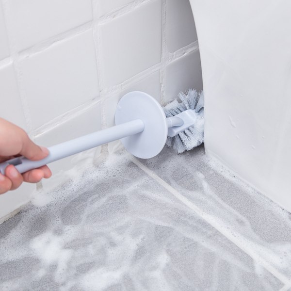 WC Toiletbørste - Blød og Modstandsdygtig Børste + Holder - Fleksibel h