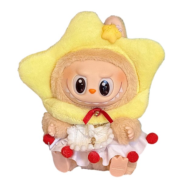 Labubu dockkläder, 17 cm blind box dockersättningsset (Stjärna) (Star)