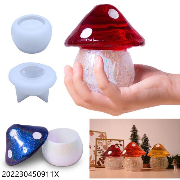 2 stk. Epoxy Resin Siliciumform, Epoxy Resin Siliciumform, Stora