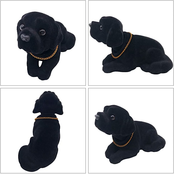 Bobble Head, Bildekoration Nickande Hundprydnader Hög Emula