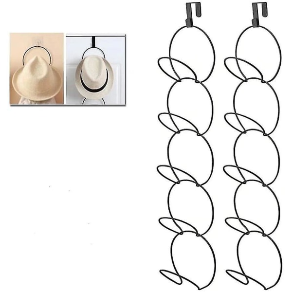 10-pakks hattehylleorganisator Baseball Hat Hanger Stand