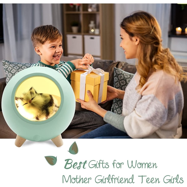 Rumsinredning för kvinnor, nattlampa för katt för sovrum, Cat Lover Gif
