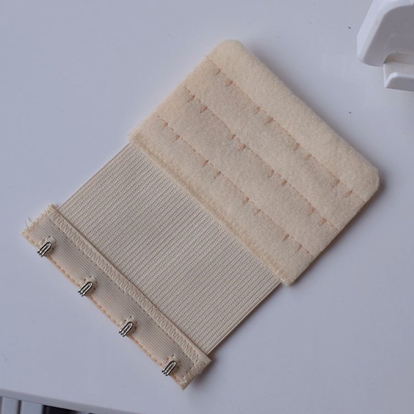4 stk (svart) BH-forlengere 4 kroker BH-forlengere 4 kroker elastisk