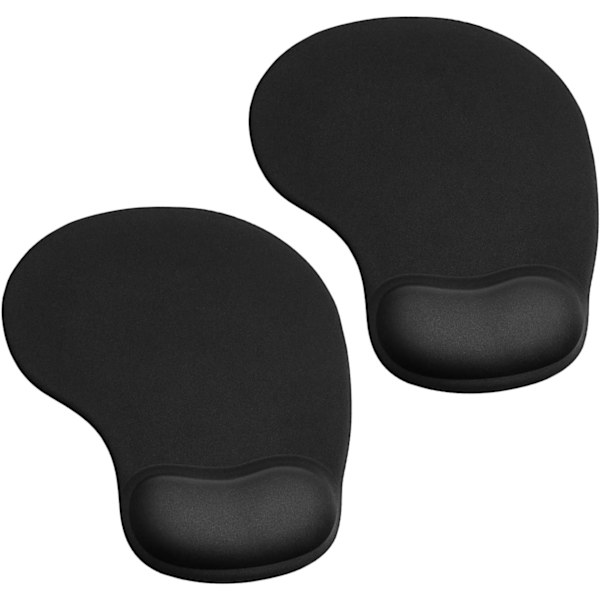 2 stk ergonomisk musematte med håndleddstøtte Gel musematte med W