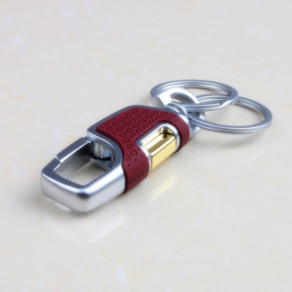 Set 1 metallirengas auton avaimenperä, ruskea väri 86d9 | Fyndiq