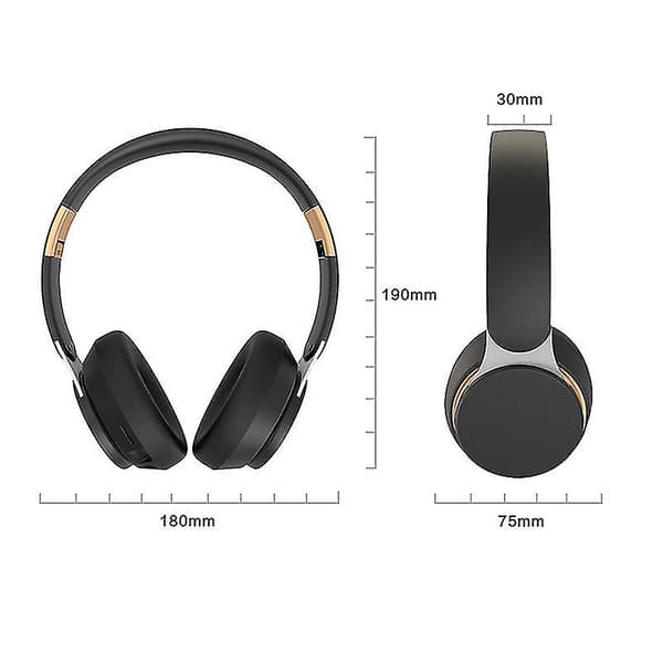 Hörlurar Trådlösa Bluetooth Hörlurar Over Ear Headset Stereo