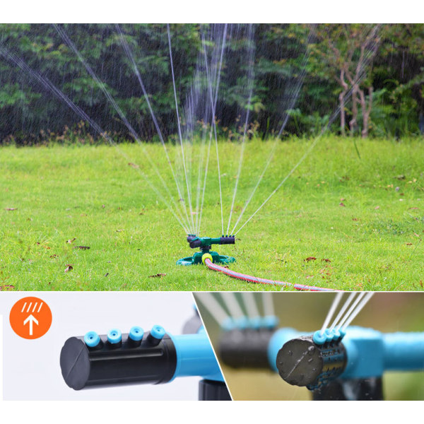 Gräsbevattning, Automatisk 360 Graders Roterande Trädgårdssprinkler Sp