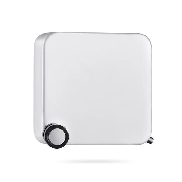Retractable clothesline, wall-mounted stainless steel rope witho