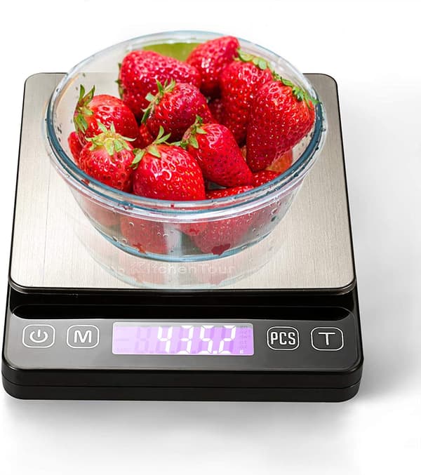 Digital köksvåg - 3000g/0,1g Hög precision Multi