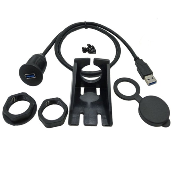 Enport vanntett USB 3.0 skjøtekabel for bil, båt og