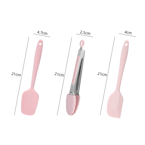 5PCS Mini Børns Silikone Køkkengrej Sæt Høj Temperatu