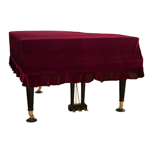 Fløjls Grand Piano Cover Piano Cover Triangle Decorated Piano Cov