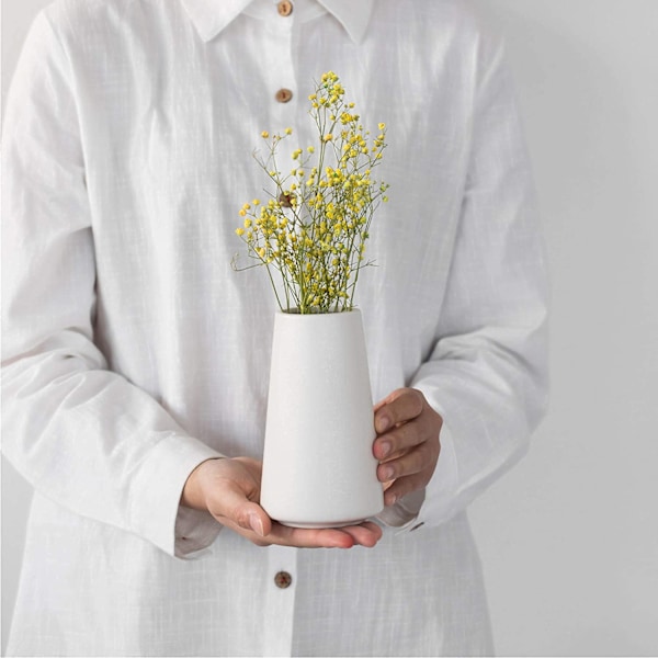 Keramisk vase - Blomster vase minimalisme stil for moderne bord