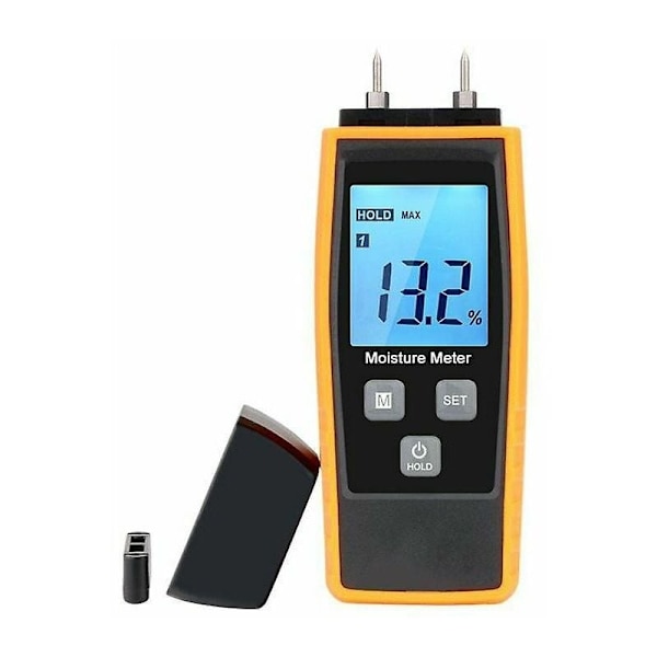 Fuktmätare, Väggträ Fuktmätare, Läckagemätare, Fuktighet, Cementbruk, Vattenhaltdetektor med LCD-display
