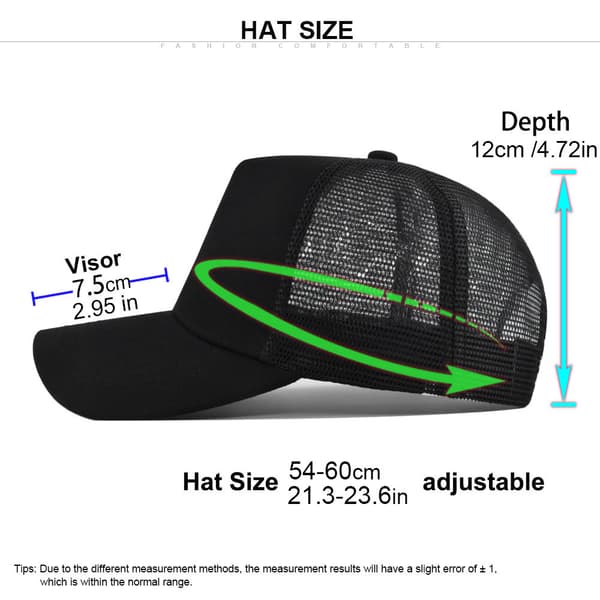 Caps Baseballcaps Ensfarget Meshcaps Pustende black