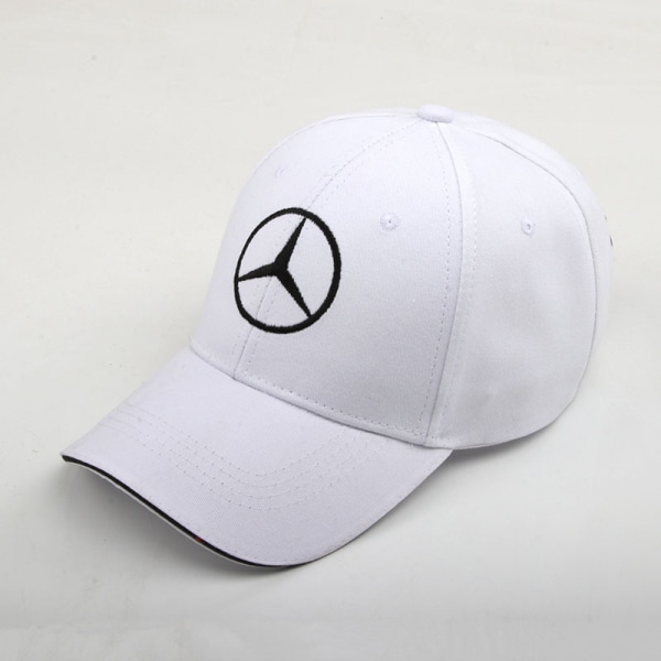 Benz oryginalna czapka baseballowa, uniseks, biała