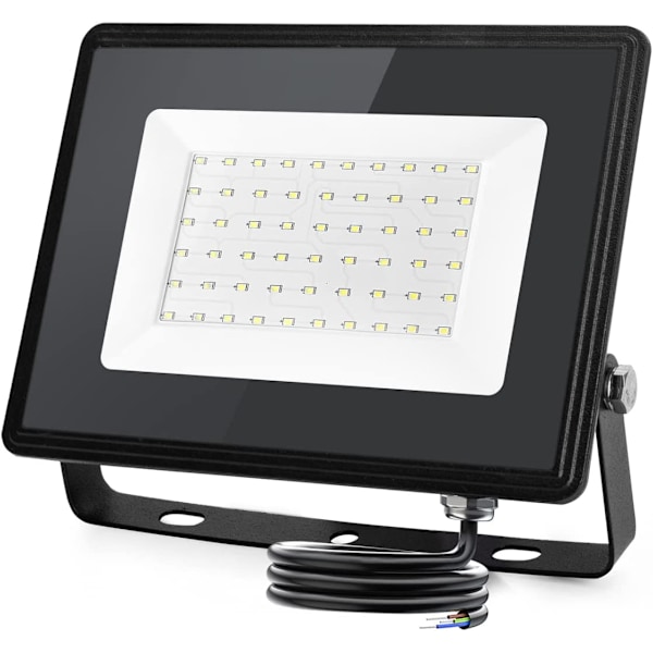 50W ulkoinen LED-valonheitin, 4500lm viileä valkoinen 6400K ulkoinen LED