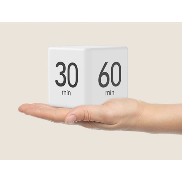 15-20-30-60 Minuter Miracle Cube Timer Nedräkning Fråga Påminnelse