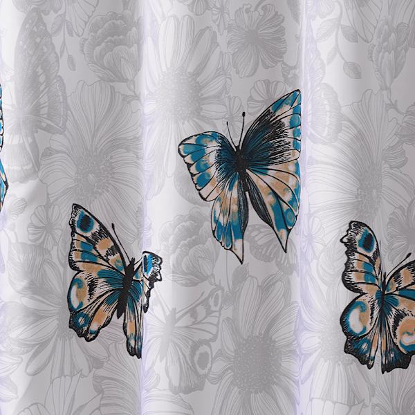 Baahrnom Butterfly Bruseforhæng til Badeværelse, Vandtæt og Q