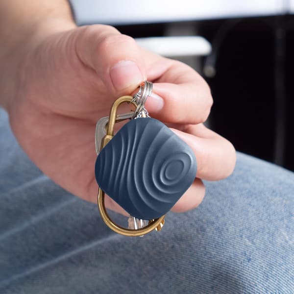 Bluetooth nøglefinder - Sort - Smart nøglering med anti-tabsalarm