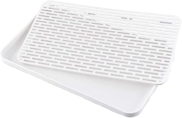 30*17,5 cm oppvaskstativ, oppvaskstativmatte, dryppbrett, T