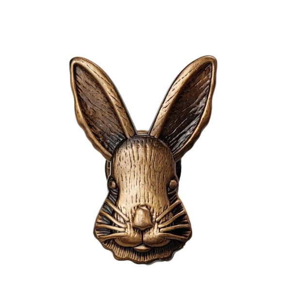 2 stk. Kanin Dørhåndtag Jern Kanin Kommode Knopper Antik Skuffe Knob Vintage Skab Køkken Garderobe Dør Trækker Håndtag til Hjem Køkken Dekoration Ornament Rød