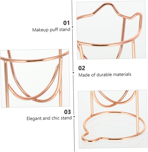 2 st Skönhetsäggställ Makeupförvaring Äggpuffbricka Makeupsvamp