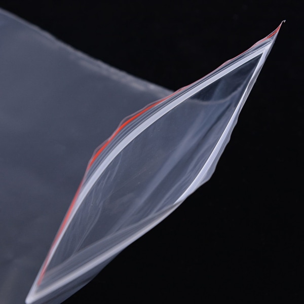 100 st i förpackning - 6x8 cm Ziplock-påse/Ziplock-påse/Transparent Z