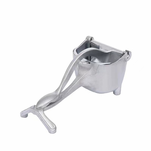 Lille manuel juicer i sølv, aluminiumlegering, baby frugt juicer