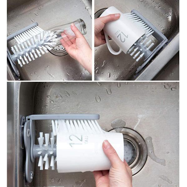 Glass Washer Bristle Brush Bar Cups, Mugs, Dekanterer og Kanne Clea