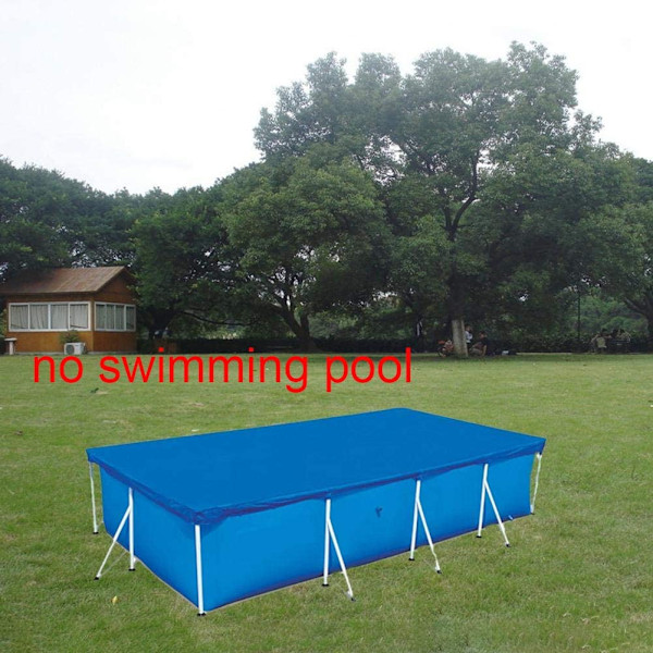 Rektangulært swimmingpool-dæksel vandtæt støvtæt regndæksel
