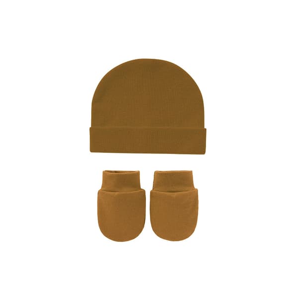 Nyfödd sjukhusmössa babyhatt och anti-scratch vantar set för 0
