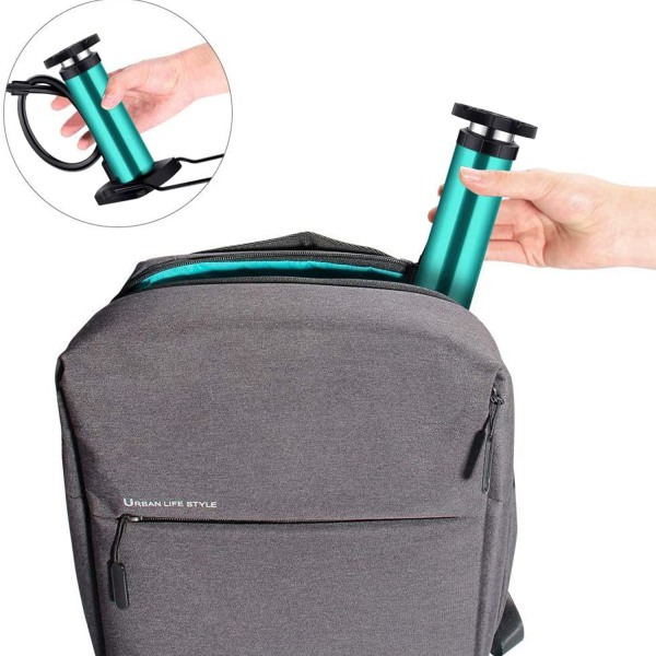 Mini sykkelpumpe bærbar sykkel gulvpumpe sykkeldekkpumpe hånd F