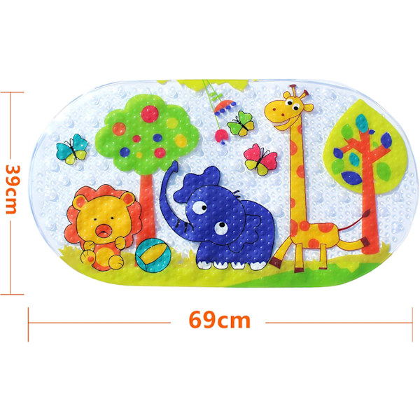 Skridsikker babybadekar måtte 38 x 69 cm