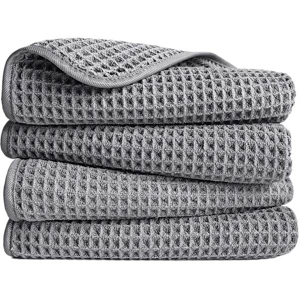 1 (grå, våffelväv) Krokar ingår ej Lintfri mikrofiber h