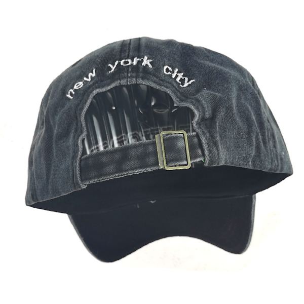 NEW YORK Sort baseball kasket broderet solskærm