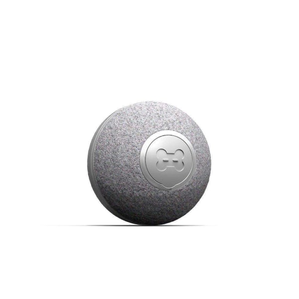Interaktiv katteballleke (grå), smart selvroterende sprettende ball