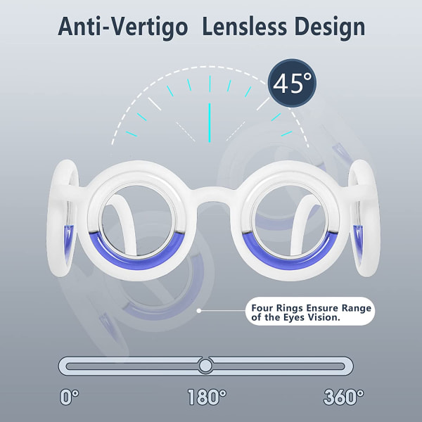 Anti-motionssyge smarte briller, ultralet bærbar kvalme