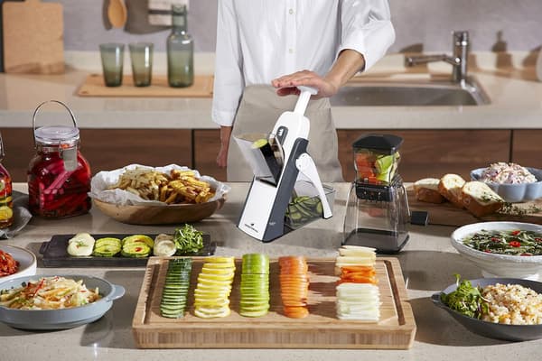 Justerbar åtte-trinns grønnsakskutter multifunksjonell kjøkken