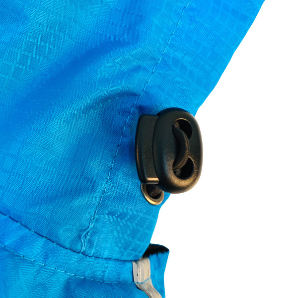 Dog Raincoat Outdoor Waterproof Coat (blå), Pet Dog Raincoat Wa