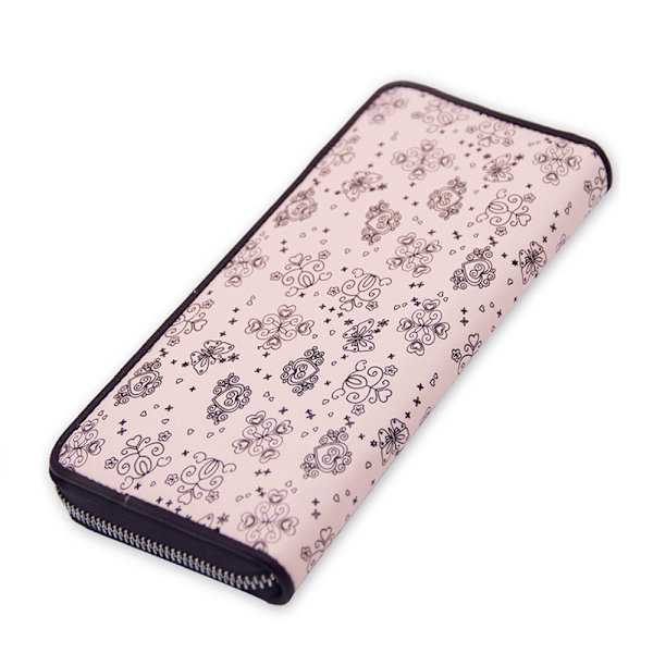 En Pink Damepung 10cm×20cm×3cm Clutch Sød Sløjfe Pung Val