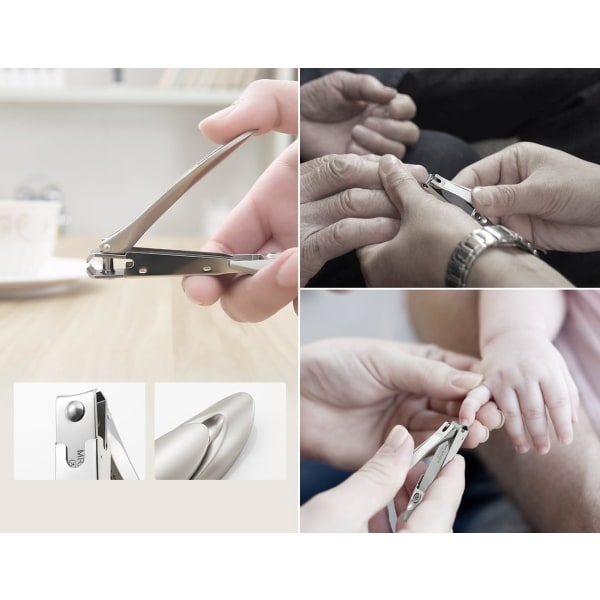 Professionell nagelklippare, japansk nagelklippare med inbyggd Ta
